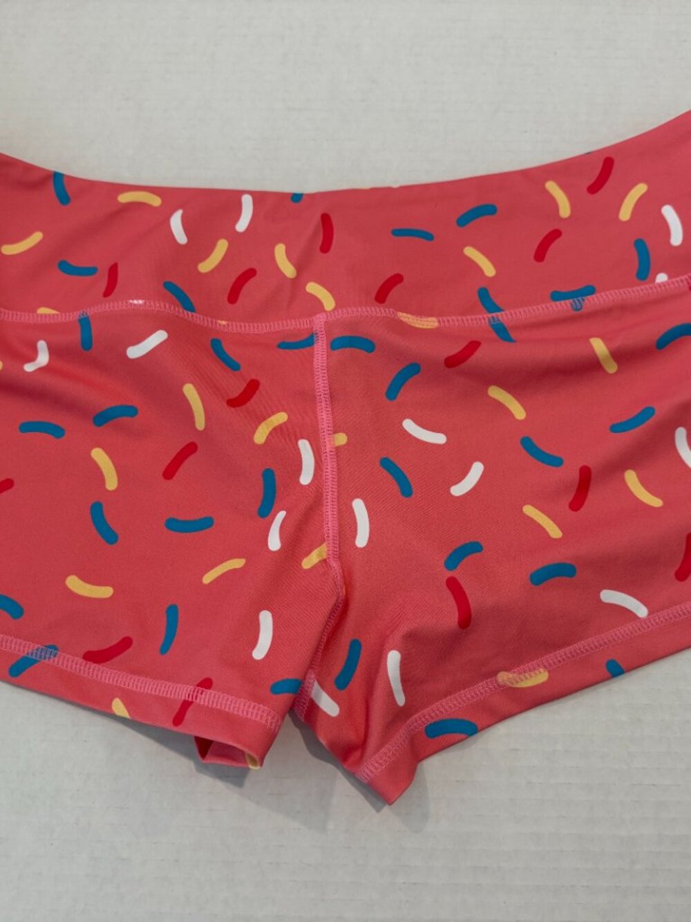Feed Me Fight Me Donut Sprinkles Shorts | Pink | Size XL - Picture 3 of 4